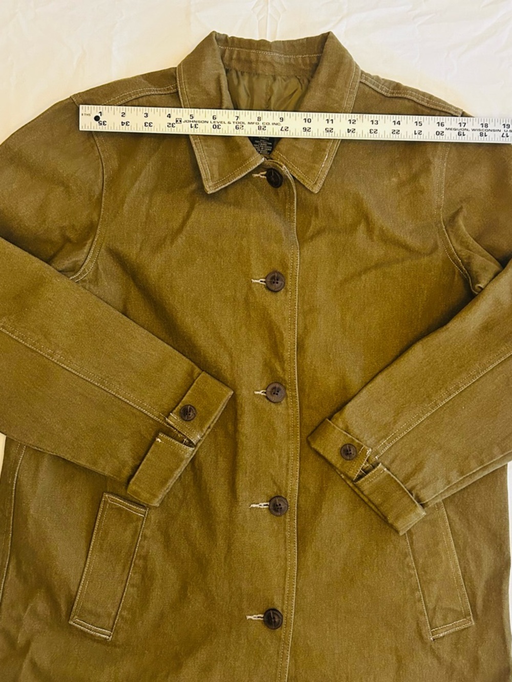 Vintage 1990’s Denim & Co. Women’s Trench Coat - Picture 5 of 15